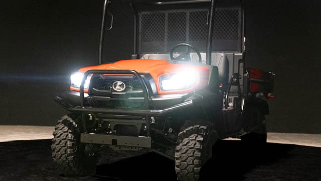 Standard headlights and taillights